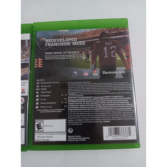 XBox One Madden 17 & Madden 22 (2 game set) - Picture 6 of 9